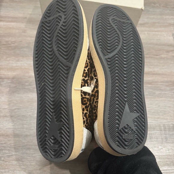 Golden Goose Ballstar Leo Horsy Leather Upper Leopard Print Sneakers - Picture 13 of 16